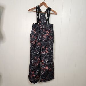 Xmtn Kids Snow Pants Overalls Removable Bib Snowpants Boys Girls Size 10 Blue